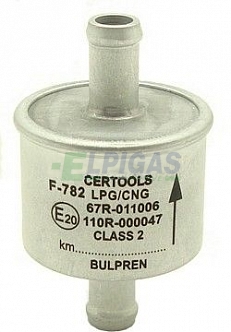 Filtr plynné fáze D11 Bulpren na jedno použití